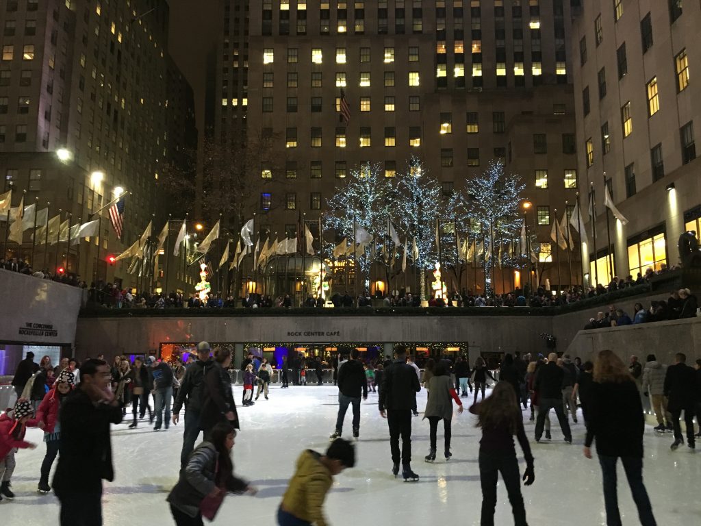 Contented Gypsy | Ice Skating Rockefeller Center